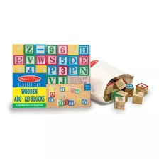 Cubos Abc 123 Didácticos En Madera Niños Niñas