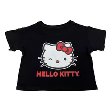 Blusa Hello Kitty Camiseta Blusinha Cropped Baby Look Sf462