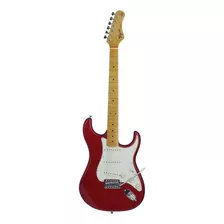 Guitarra Elétrica Tagima Tw Series Tg-530 De Tília Metallic Red Com Diapasão De Bordo