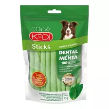 Petiscos Cães Kadi Dental Sticks Menta 70 Gramas