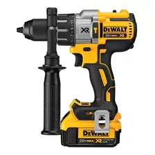 Taladro Percutor Inalámbrico Dewalt 20v Max Dcd996p1t-ar Color Amarillo