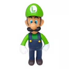 Boneco Luigi 26cm Articulado Nintendo Na Caixa S/juros