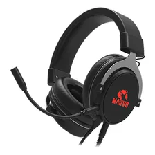 Auriculares Gaming Marvo Pro Hg9052 7.1 Led Latentación Color Negro