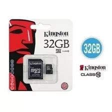 Micro Sd Kingston Con Adaptador Sd 32 Gb Clase 10