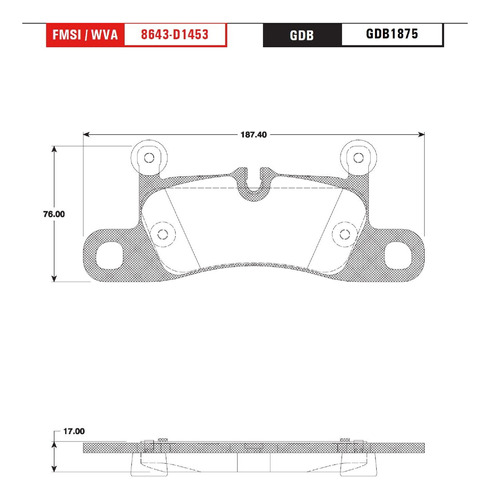 Balatas Traseras Volkswagen Touareg 2011-2012-2013-2014 Trw Foto 2