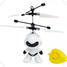 Mini Drone Brinquedo Robô Voador Controle Remoto Voa Verdade