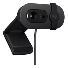 Webcam Full Hd Logitech Brio 100 Grafite 1080 Usb 960-001586