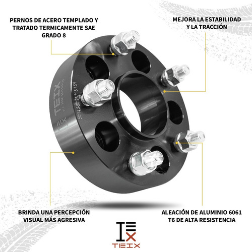 Kit Adaptadores 1.5 Pul 5/114 A 5/127 Jeep Tj Jk 5x4.5 A 5x5 Foto 6