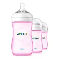 Philips Avent Natural Pp Pink Biberones De 9 Onzas (paquete.