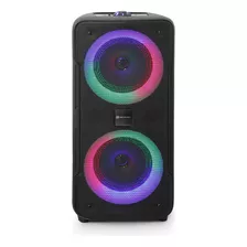 Bafle Potenciado Ken Brown Boom6 Portátil Doble Woofer 6.5 Color Negro