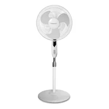 Ventilador De Pie Telesonic Vpo316-12rc Blanco Con 3 Aspas, 16 De Diámetro 220 v