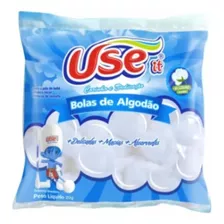 2 Pacotes Bolas De Algodão Branco Use It Pacote 20g