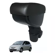 Encosto Descanso Braço Apoio Honda Fit 2004/2008 Preto