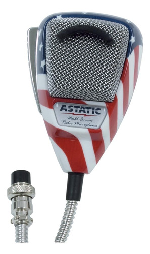 Astatic 302-10309 Stars N' Stripes Noise Canceling 4-pin Cb  Foto 2