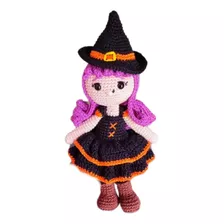 Boneca Bruxinha Amigurumi