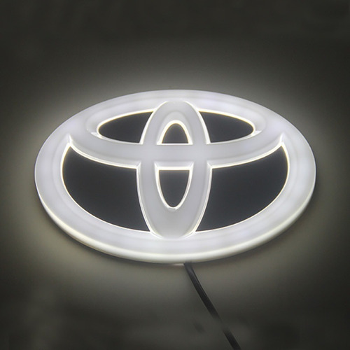Genial Luz Led Con Logotipo De Coche Con Emblema Toyota Foto 2
