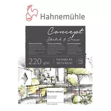 Bloque Conceptual Hahnemühle Sketch & Draw A3, 220 G, 20 Hojas