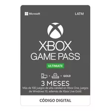 Xbox Game Pass Ultimate 3 Meses Completos