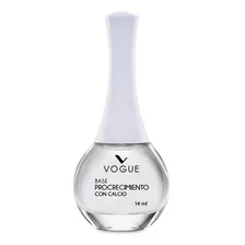 Base Fortalecedora Efecto Spa Para Uñas Vogue 14 Ml Color Procrecimiento