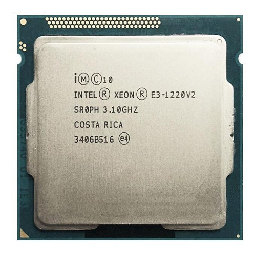 Processador Intel Xeon E3-1220 V2 Cm8063701160503 De 4 Núcleos E  3.5ghz De Frequência
