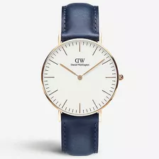 Reloj Daniel Wellington Classic Somerset Dorado Blanco 36mm