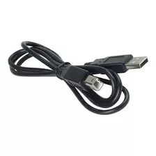 Cable De Audio Usb A/b T/impresora 2 Mts Negro 