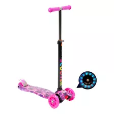 Patinete Infantil 4 Rodas Radical Para Crianças