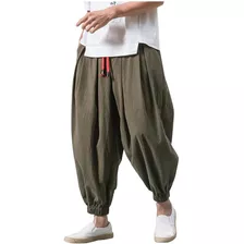 Pantalones Hippie De Hombre Pantalones Harén De Entrepierna