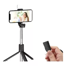 Tripie Para Celular Selfie Stick Bluetooth Portatil Luz Led 