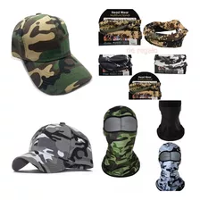 Gorro Camuflado. Sombrero Camuflado + Pasamontañas + Regalo 