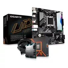 Kit Upgrade Gamer Amd Ryzen 5 7600 / Placa Am5 / 16gb Ddr5 Cor Preto