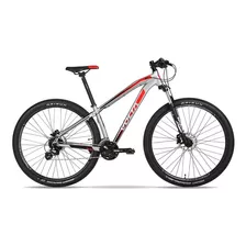 Mountain Bike Volta Razz R29 L 24v Frenos De Disco Hidráulico Cambios Microshift Color Gris/negro/rojo 