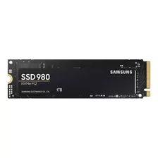 Disco Sólido Interno Samsung 980 Mz-v8v1tobw 1tb Preto