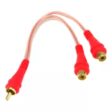 Cable Adaptador 2 Jack Rca A Plug Rca