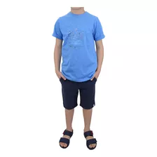 Conjunto Infantil Menino Brandili Azul - 25810