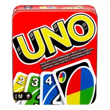 Uno Family Card Game, With 112 Cards In A Sturdy Storage 