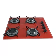 Fogão Cooktop Premium 4b Ultra Chama 148 Vermelho Chamalar