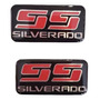 Par Emblemas Chevrolet 400ss Laterales Rojos 1999-2020