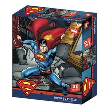 Puzzle Imagen 3d De Superman Dc Comics 500 Piezas