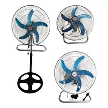 Pack 2 Ventilador Metálico 18 Pulgadas 5 Aspas Pared Y Mesa