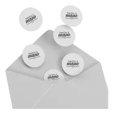 Stickers Hecho Mano Para Tu Emprendimiento Packaging 24 U