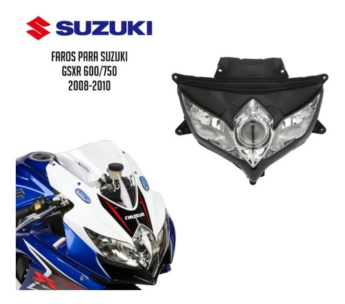 Faros Compatibles Para Suzuki Gsxr 600 750 2008-2010 Nuevos! Foto 2