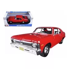 Chevrolet 1970 Nova Ss Coupe Red 1-18 De Maisto 31132.