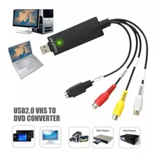 Capturadora Audio Video Usb 2.0 Rca Av Dvr Pc Full Hd