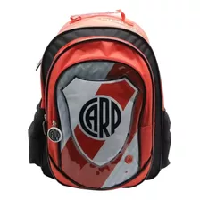 Mochila River Plate 16 Espalda Con Sonido Cresko Color Rojo Diseño De La Tela Liso