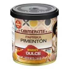 Páprica Doce Pimentão Espanhol Carmencita Lata 75g Premium