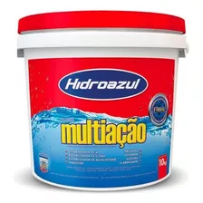 Cloro Para Piscina 10 Kg - Multiação 8 Em 1 - Hidroazul 