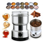 Moedor De Café Elétrico Multifuncional Inox Grãos Temperos 220v Prata