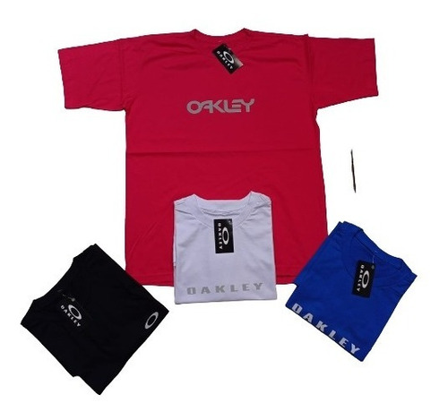 Kit 4 Camiseta Oakley De Algodão Refletivo Camisa Em Oferta