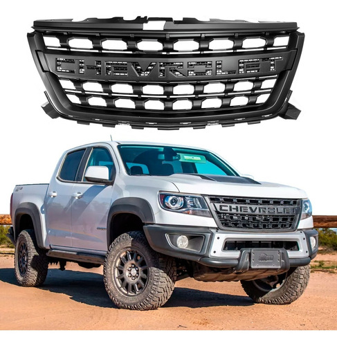 Parrilla Dark Edition Off Road Chevrolet Colorado 2016-2020 Foto 2